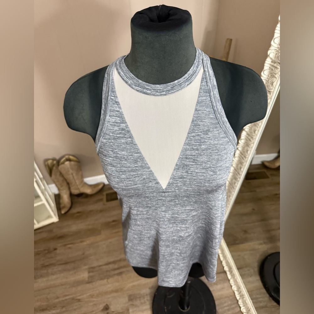 Athleta • Mesh Panel Racer Back Tank - Picture 10 of 10